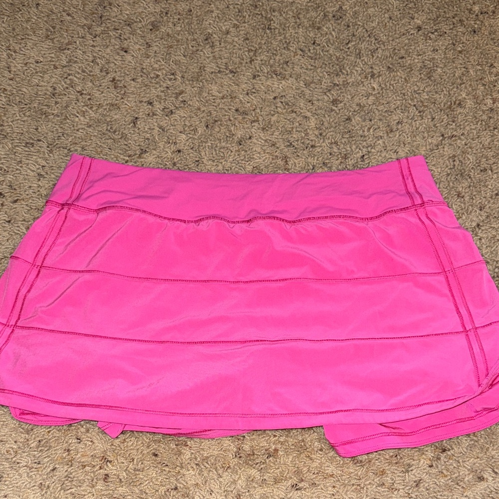 Lululemon pace rival pink skort